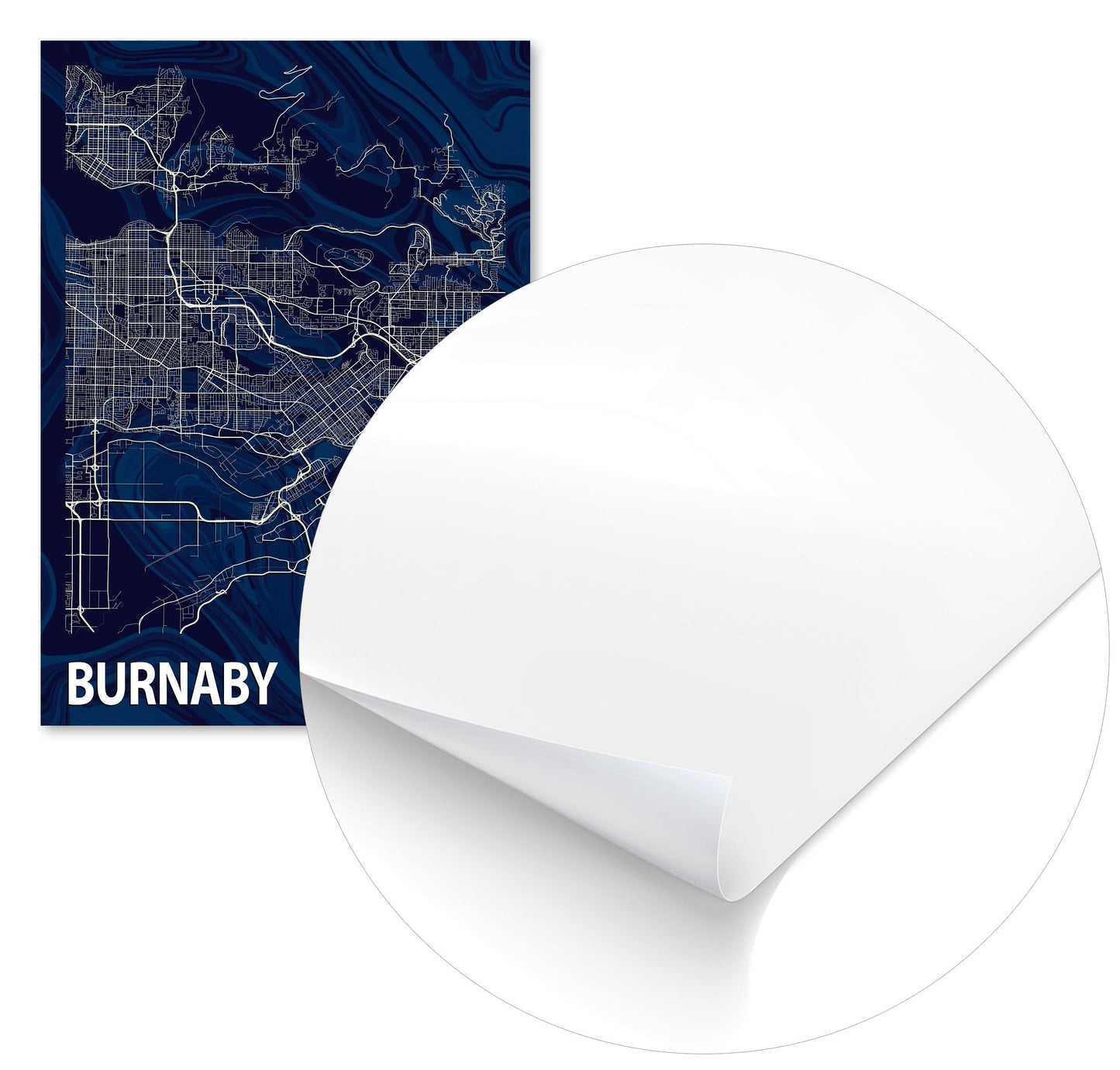 BURNABY CROCUS MARBLE MAP  - @Helios