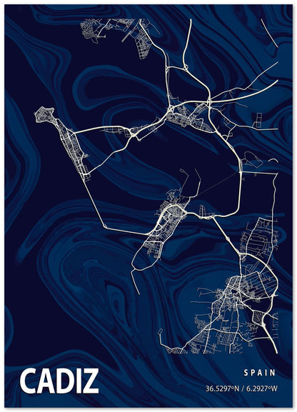CADIZ CROCUS MARBLE MAP  - @Helios