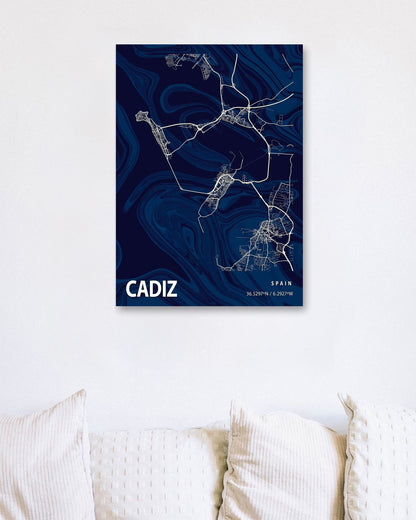 CADIZ CROCUS MARBLE MAP  - @Helios
