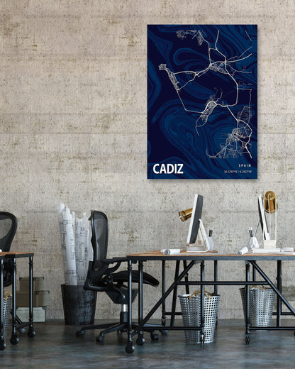 CADIZ CROCUS MARBLE MAP  - @Helios