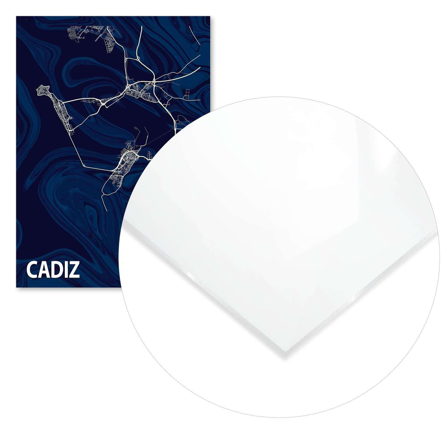 CADIZ CROCUS MARBLE MAP  - @Helios