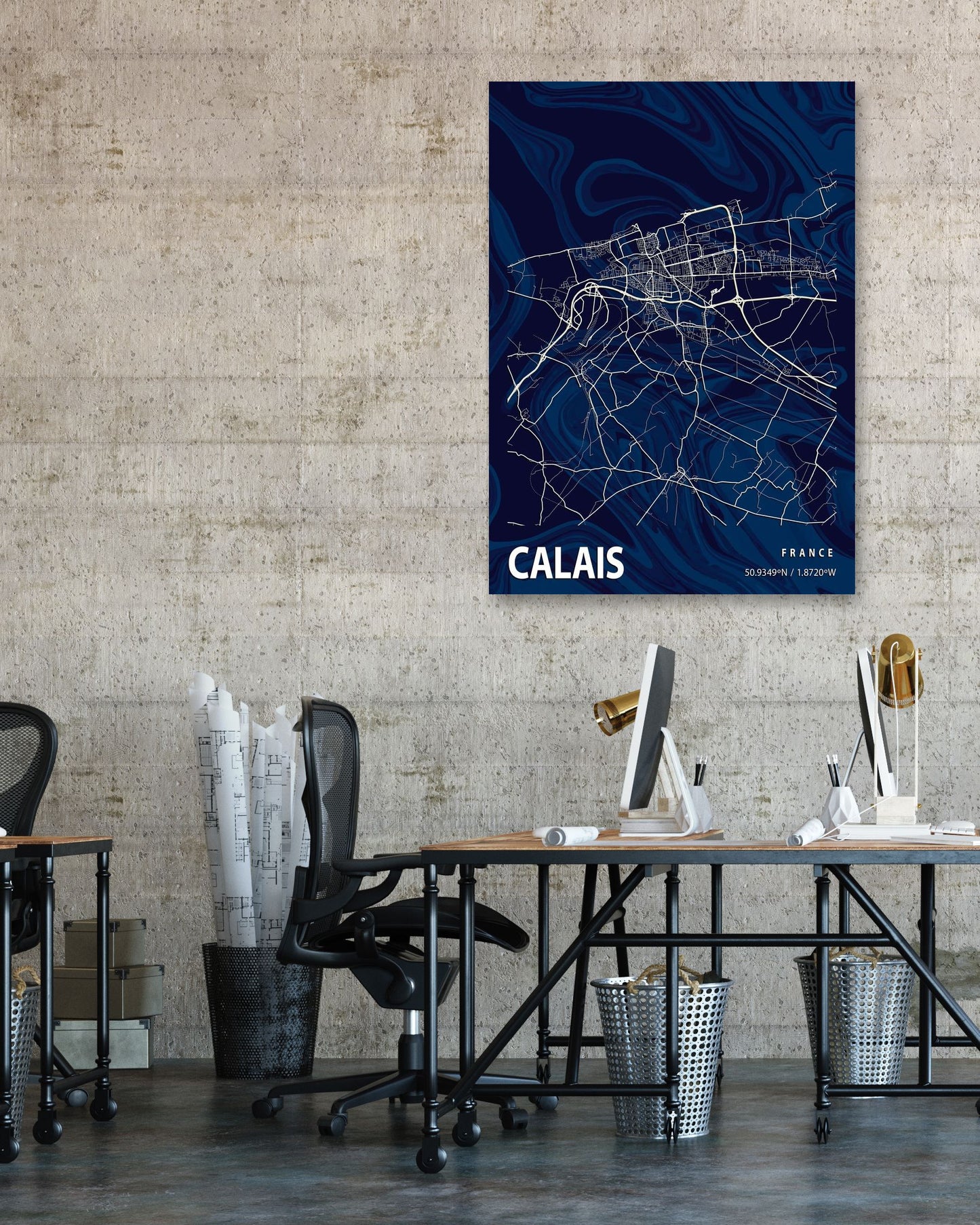 CALAIS CROCUS MARBLE MAP - @Helios