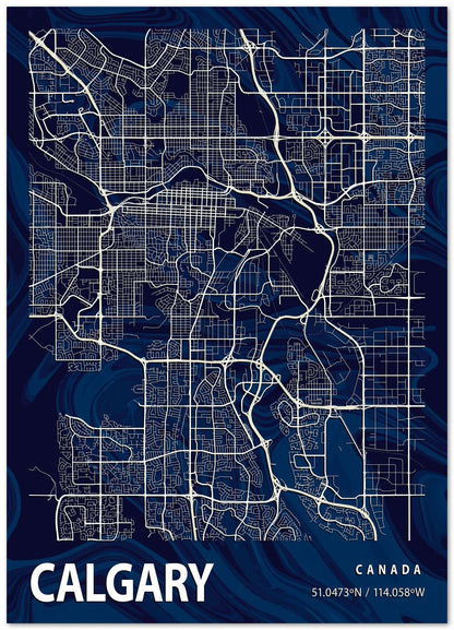 CALGARY CROCUS MARBLE MAP - @Helios
