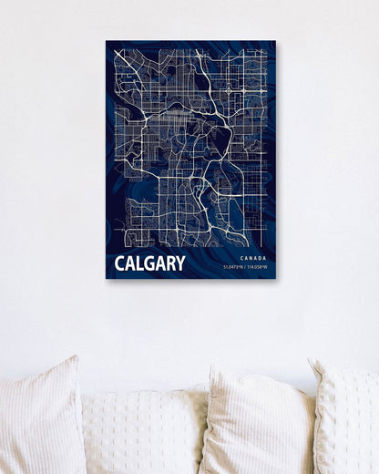 CALGARY CROCUS MARBLE MAP - @Helios