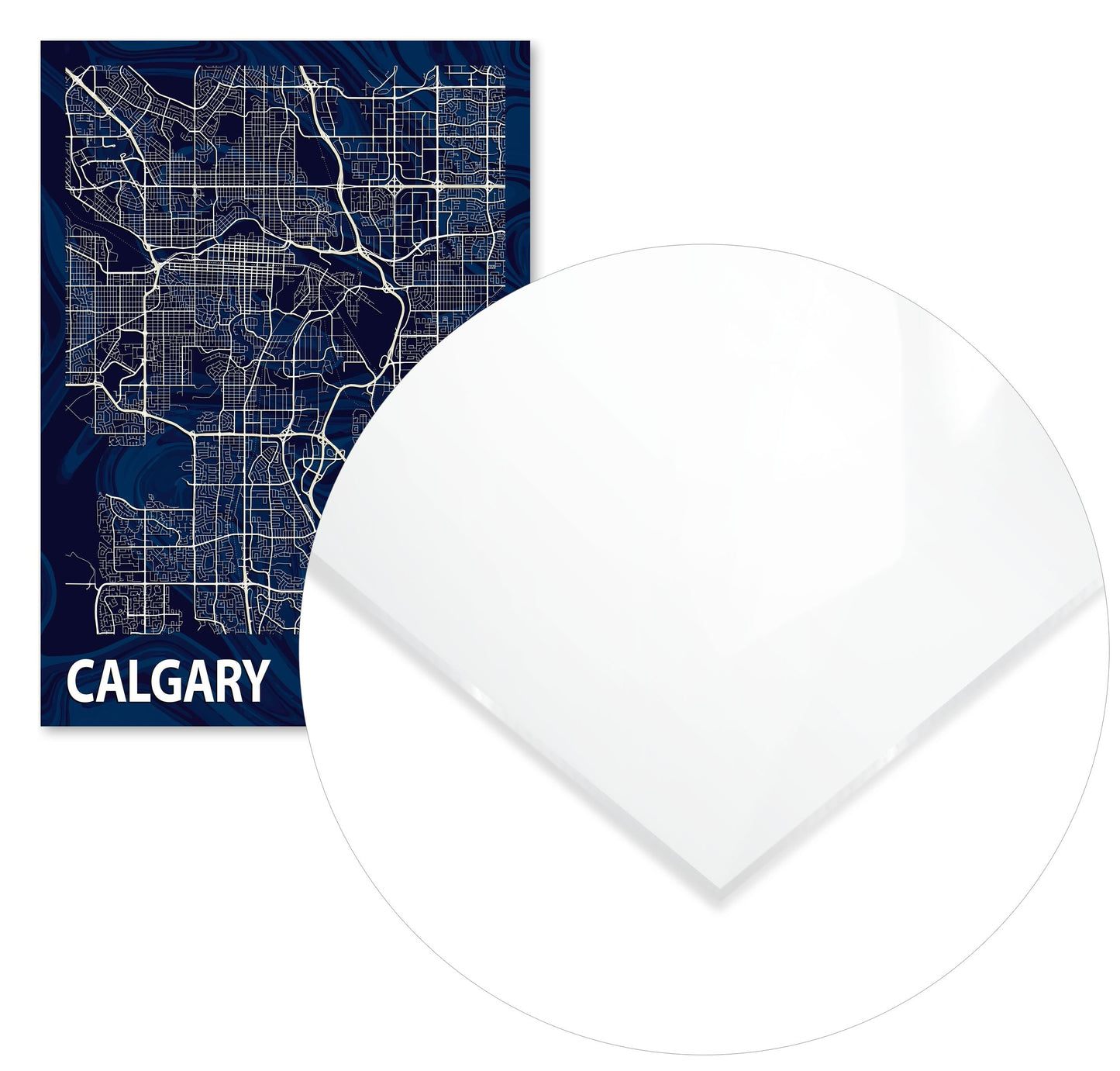 CALGARY CROCUS MARBLE MAP - @Helios
