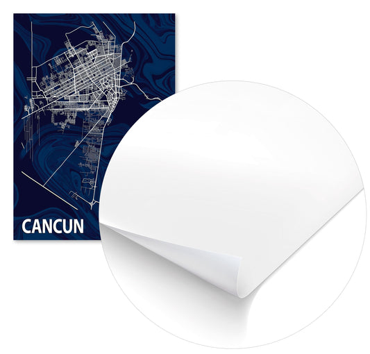 CANCUN CROCUS MARBLE MAP  - @Helios