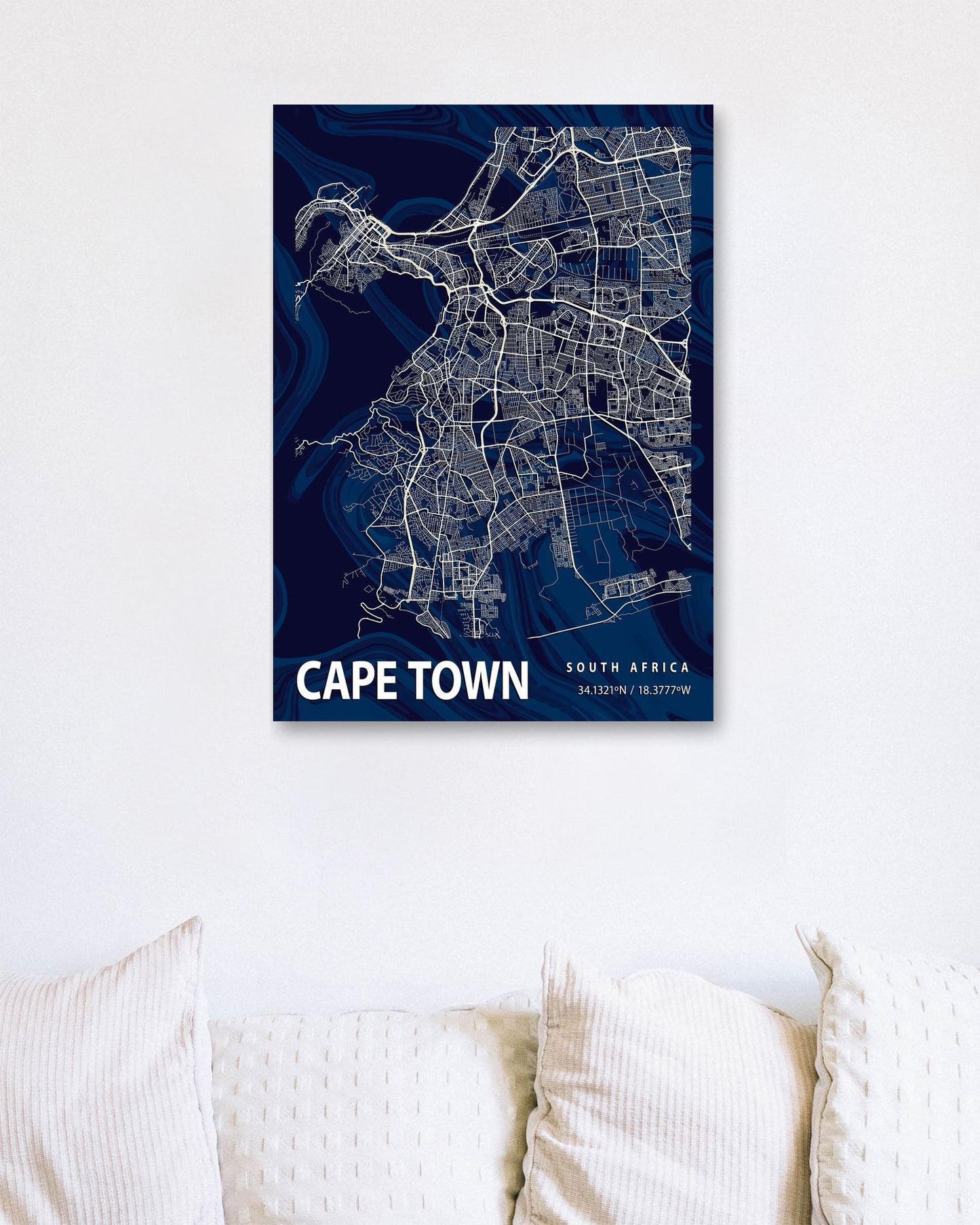 CAPE TOWN CROCUS MARBLE MAP  - @Helios