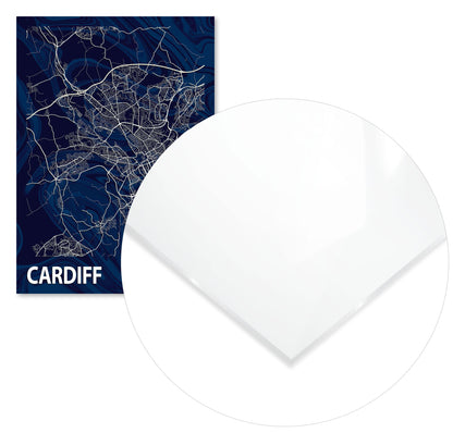 CARDIFF CROCUS MARBLE MAP  - @Helios