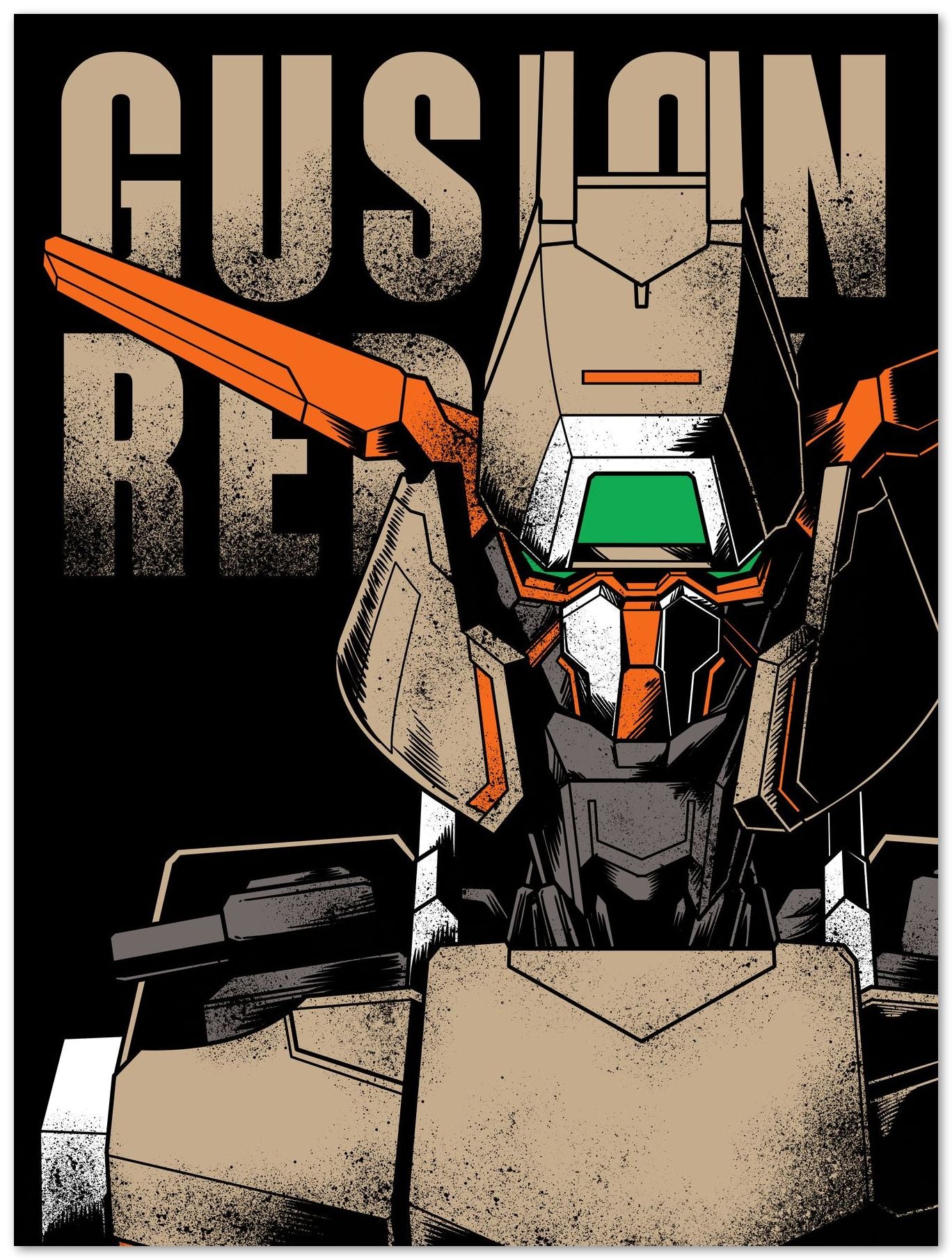 Gundam Gusion Rebake - @WahyudiArtwork