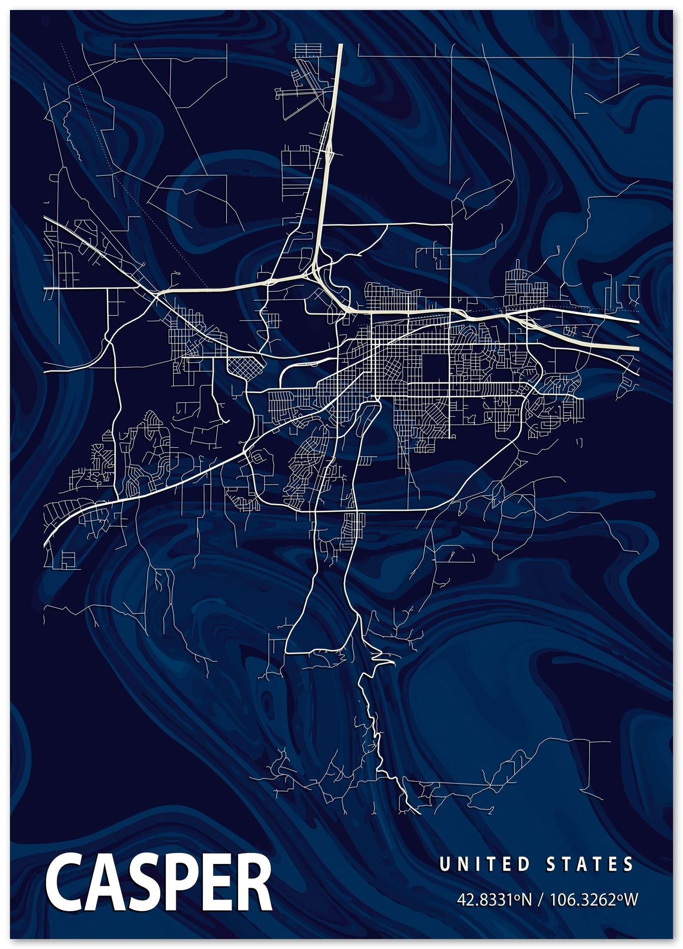 CASPER CROCUS MARBLE MAP  - @Helios