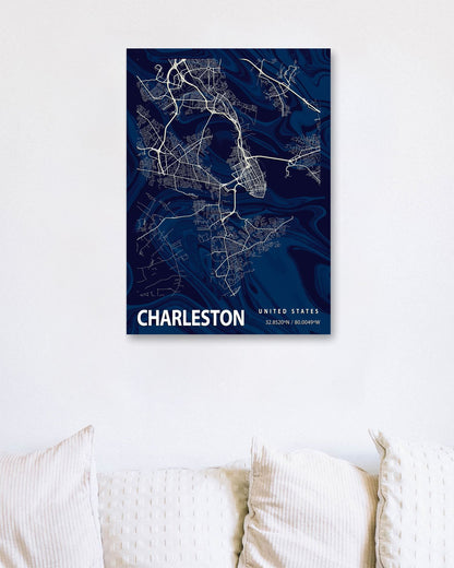 CHARLESTON CROCUS MARBLE MAP  - @Helios