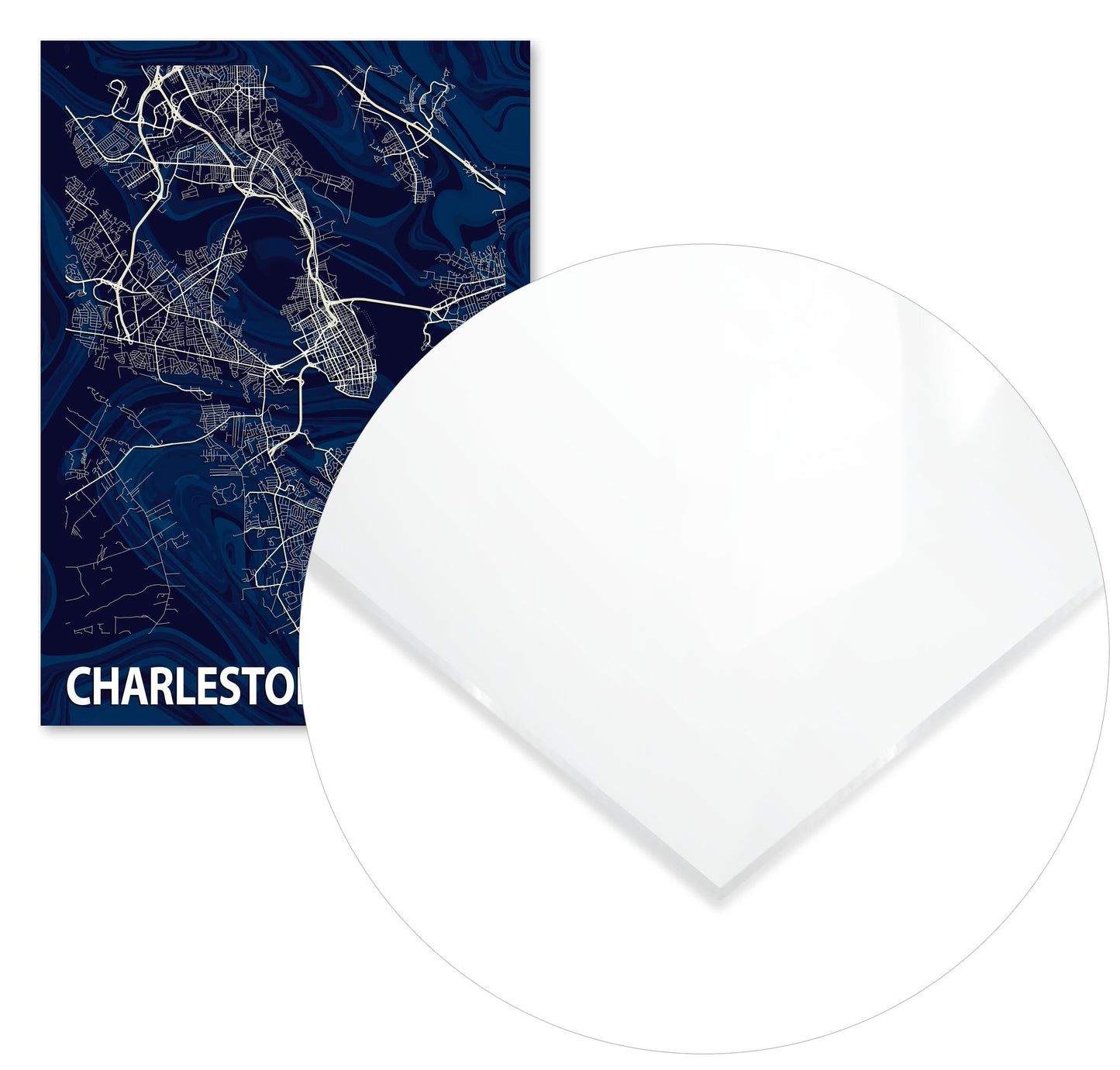 CHARLESTON CROCUS MARBLE MAP  - @Helios