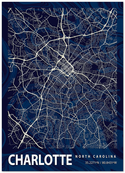 CHARLOTTE CROCUS MARBLE MAP  - @Helios