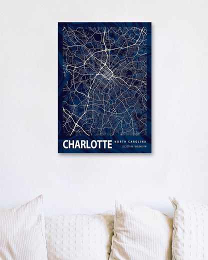 CHARLOTTE CROCUS MARBLE MAP  - @Helios