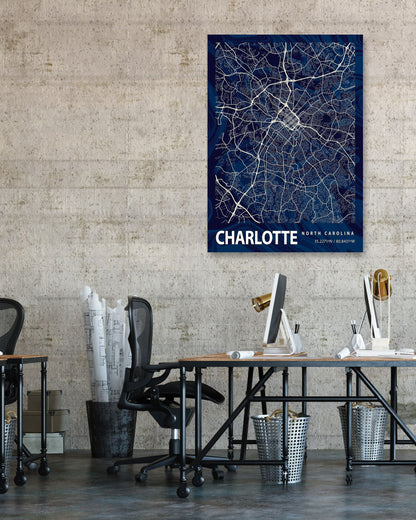 CHARLOTTE CROCUS MARBLE MAP  - @Helios