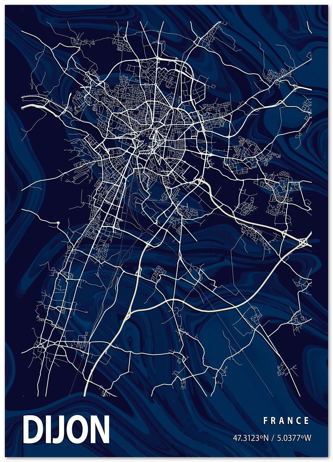 DIJON CROCUS MARBLE MAP - @Helios