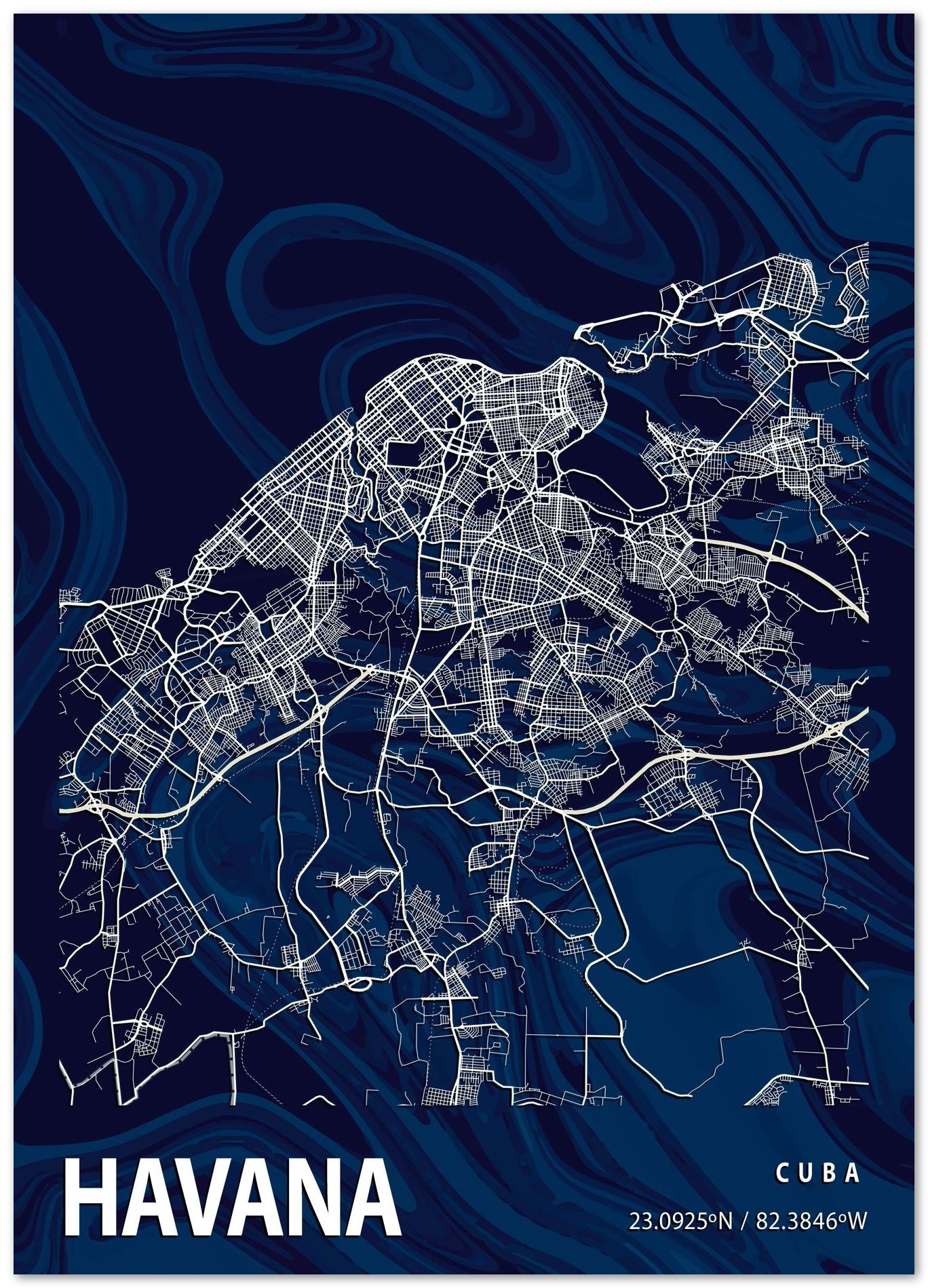 HAVANA CROCUS MARBLE MAP - @Helios