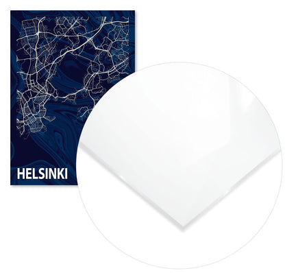HELSINKI CROCUS MARBLE MAP  - @Helios