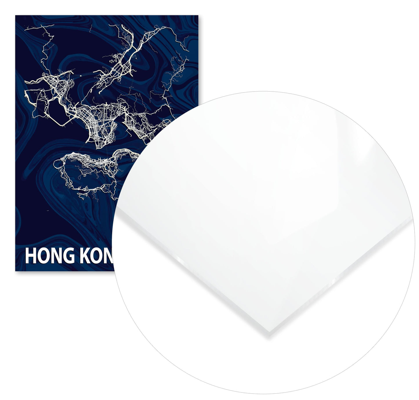 HONG KONG CROCUS MARBLE MAP - @Helios