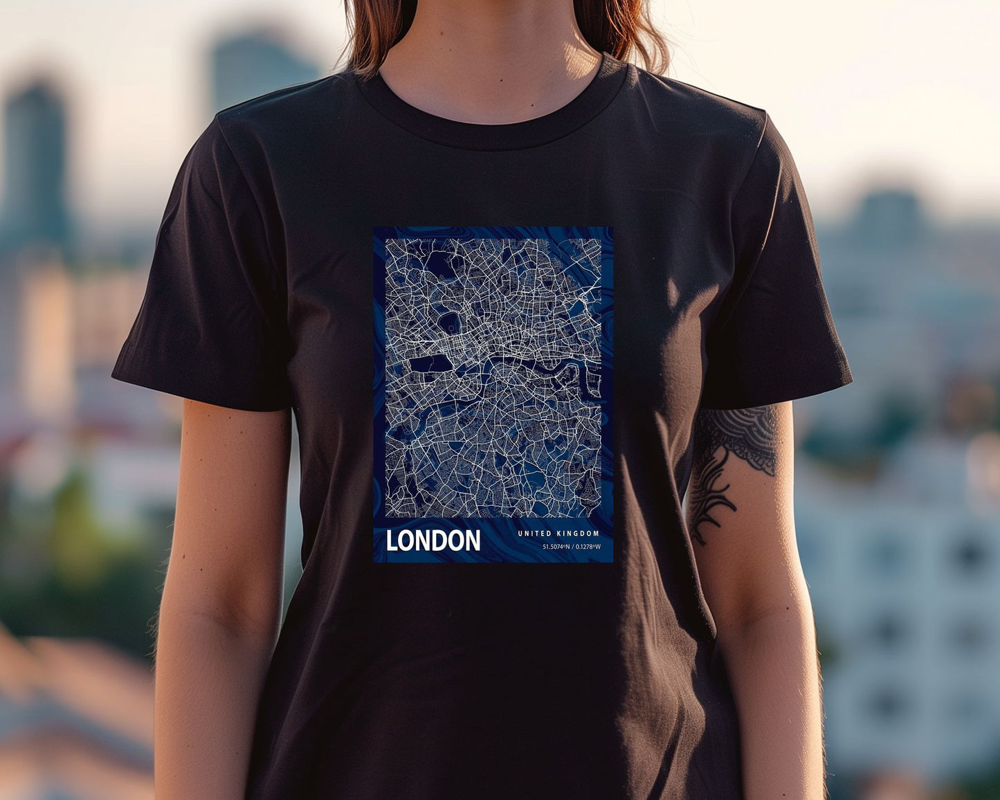 LONDON CROCUS MARBLE MAP  - @Helios