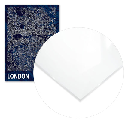 LONDON CROCUS MARBLE MAP  - @Helios