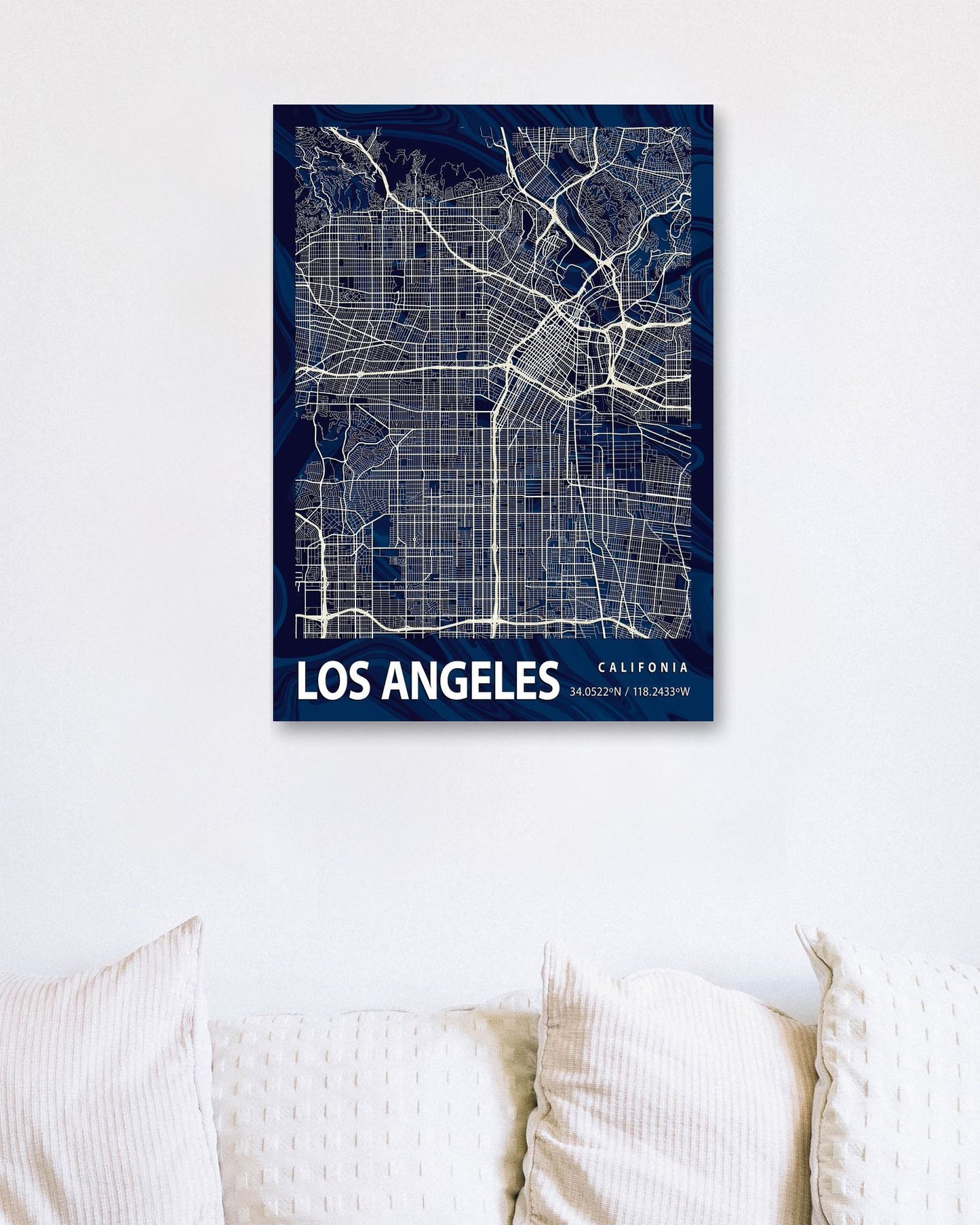 LOS ANGELES CROCUS MARBLE MAP - @Helios
