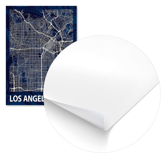LOS ANGELES CROCUS MARBLE MAP - @Helios