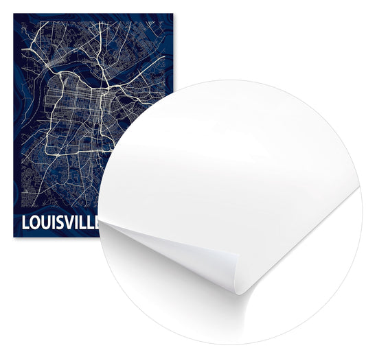 LOUISVILLE CROCUS MARBLE MAP - @Helios