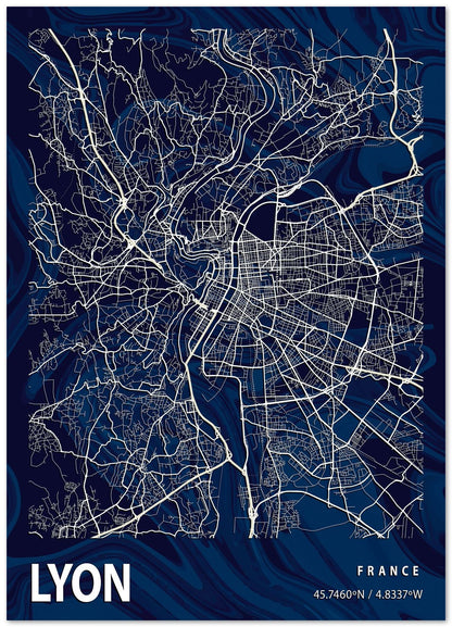 LYON CROCUS MARBLE MAP  - @Helios