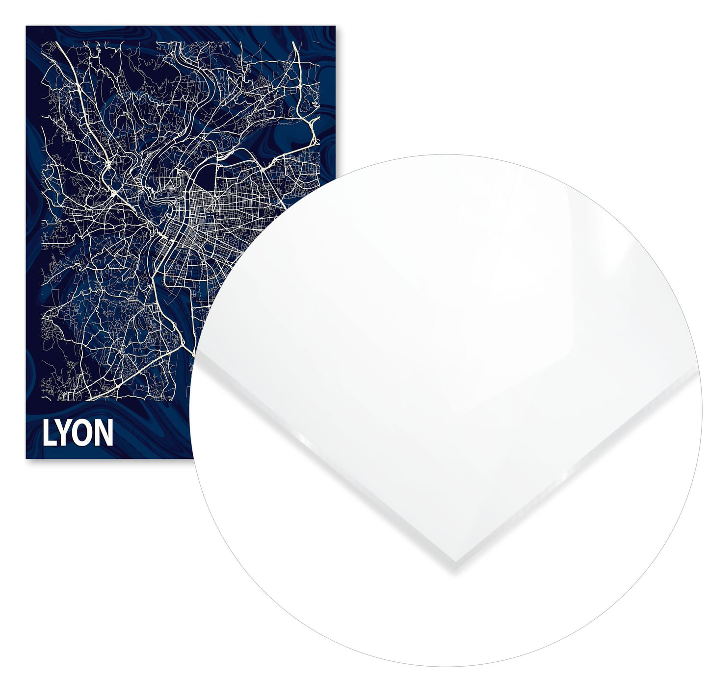 LYON CROCUS MARBLE MAP  - @Helios