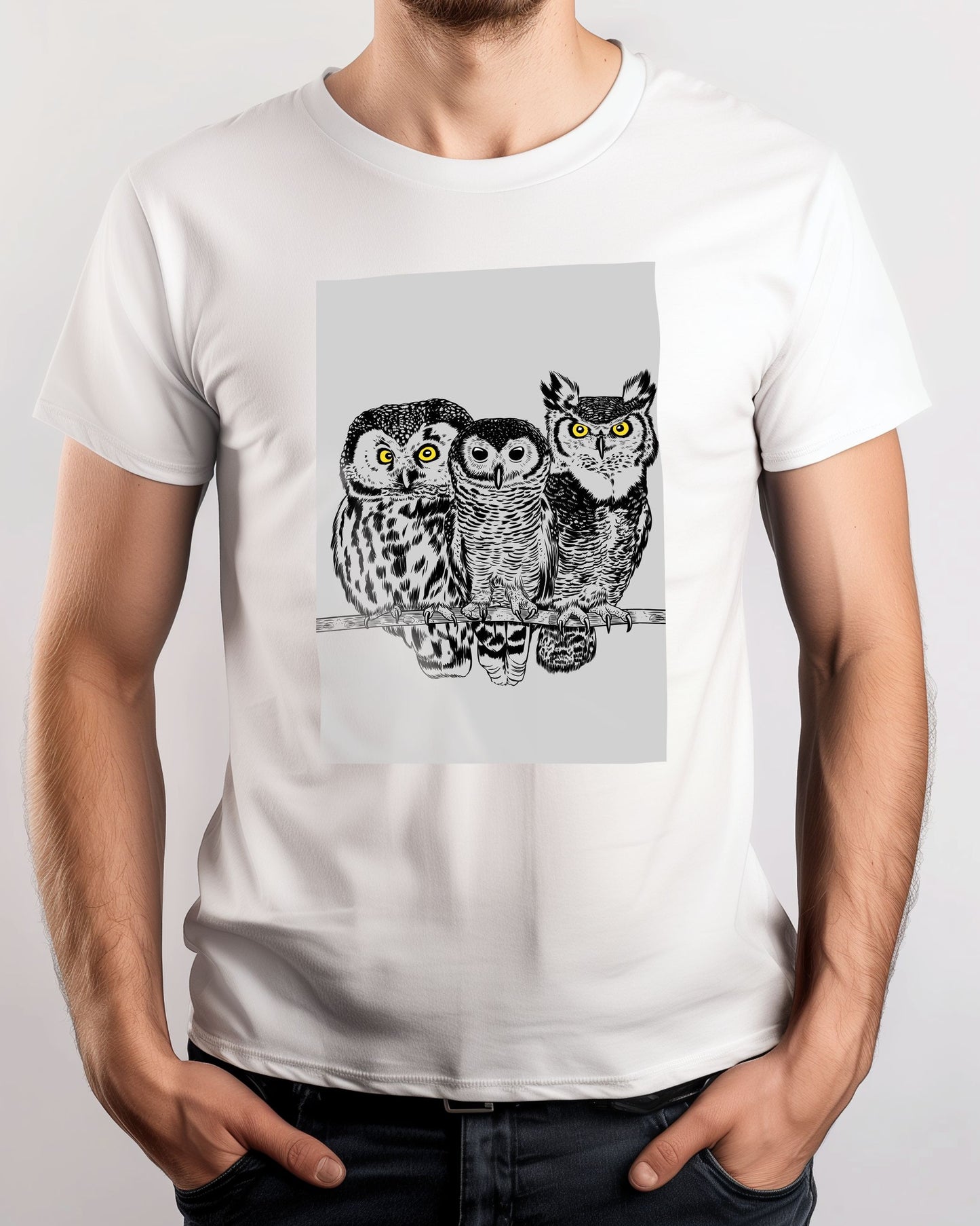 Three owls - @Albertees