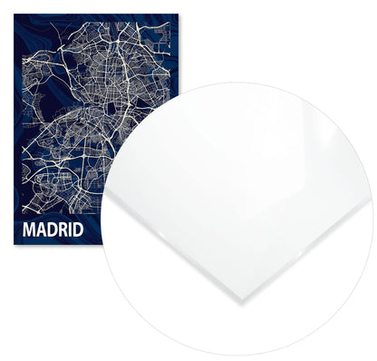 MADRID CROCUS MARBLE MAP  - @Helios