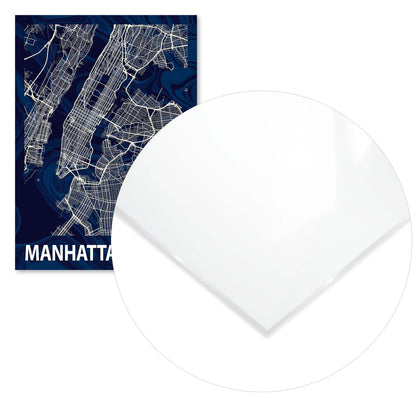 MANHATTAN CROCUS MARBLE MAP - @Helios