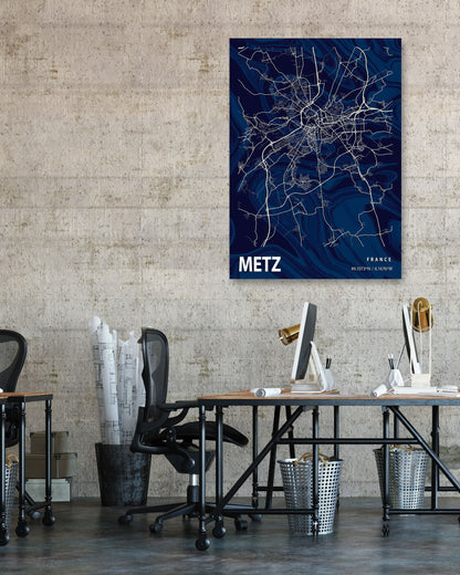 METZ CROCUS MARBLE MAP - @Helios