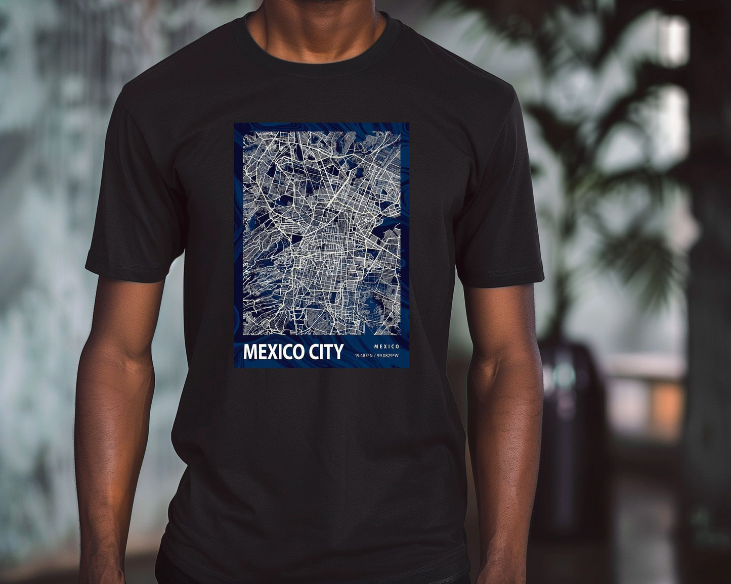 MEXICO CITY CROCUS MARBLE MAP - @Helios
