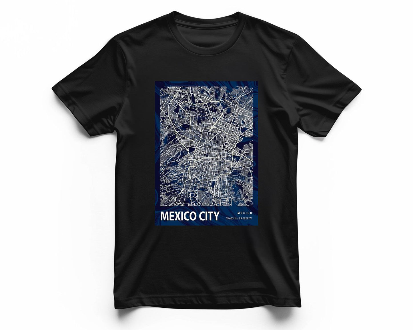 MEXICO CITY CROCUS MARBLE MAP - @Helios