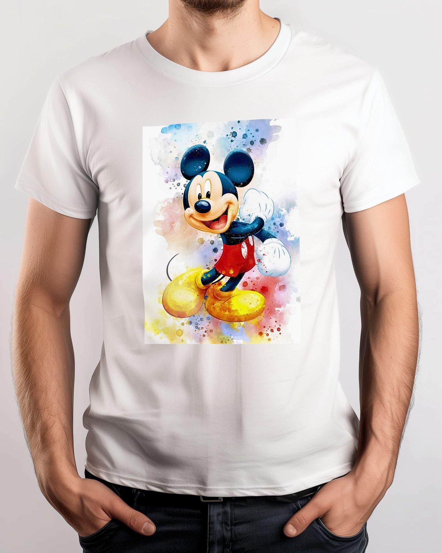 Mickey Is Happy - @ArtOfPainting