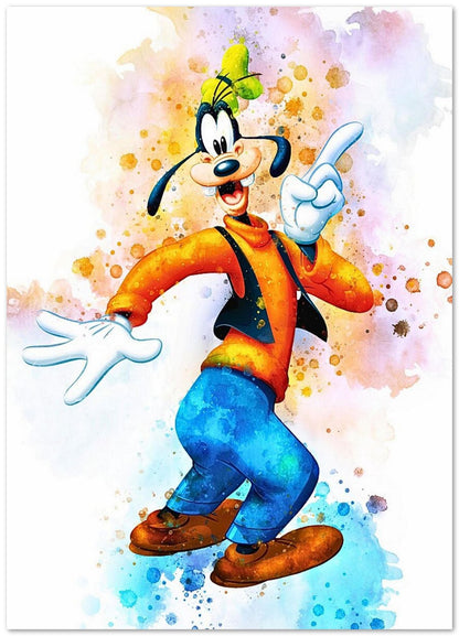 Goofy Is Happy - @ArtOfPainting