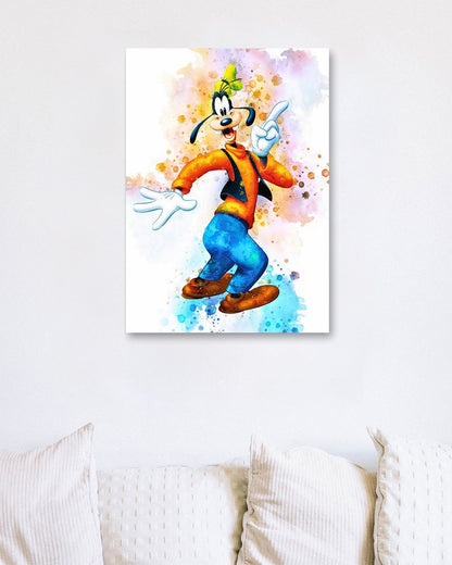 Goofy Is Happy - @ArtOfPainting