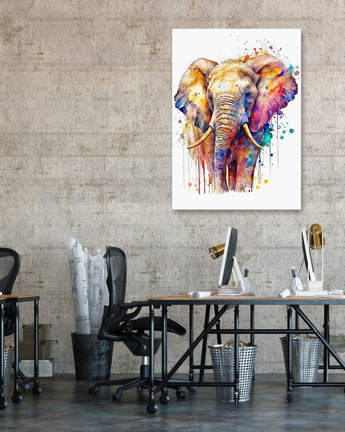 Elephant - @ArtOfPainting