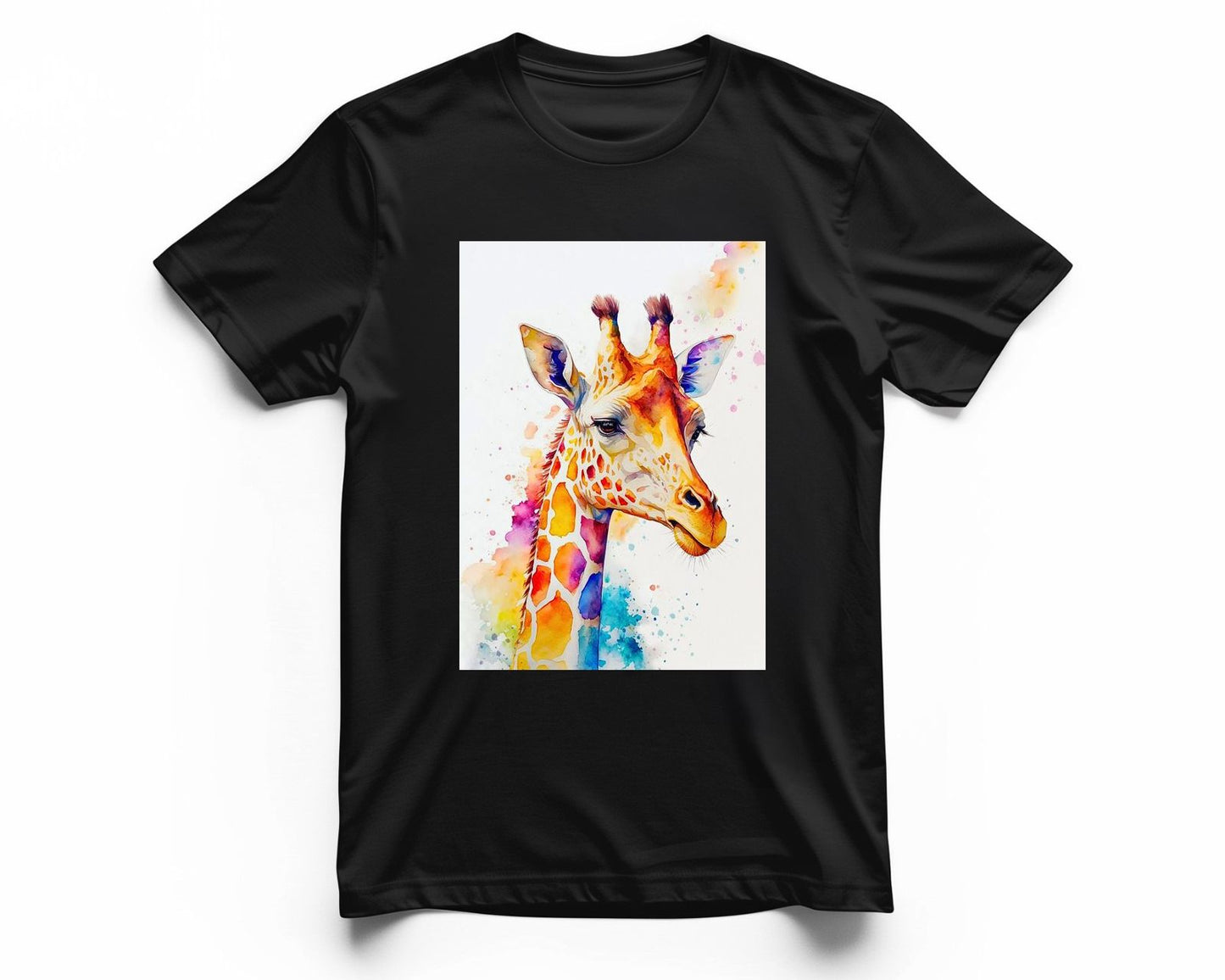 Watercolor Giraffe - @ArtOfPainting