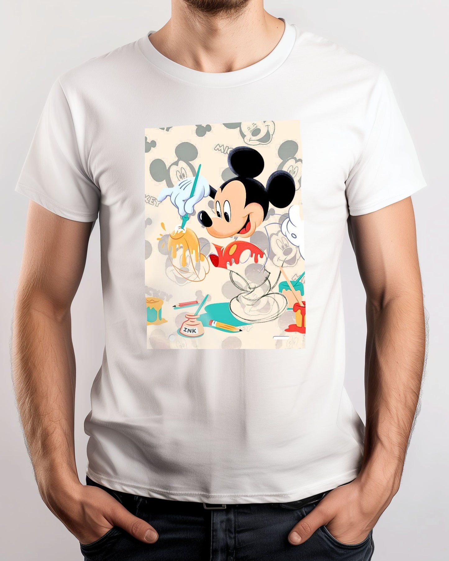 Mickey Mouse Coloring - @ArtOfPainting