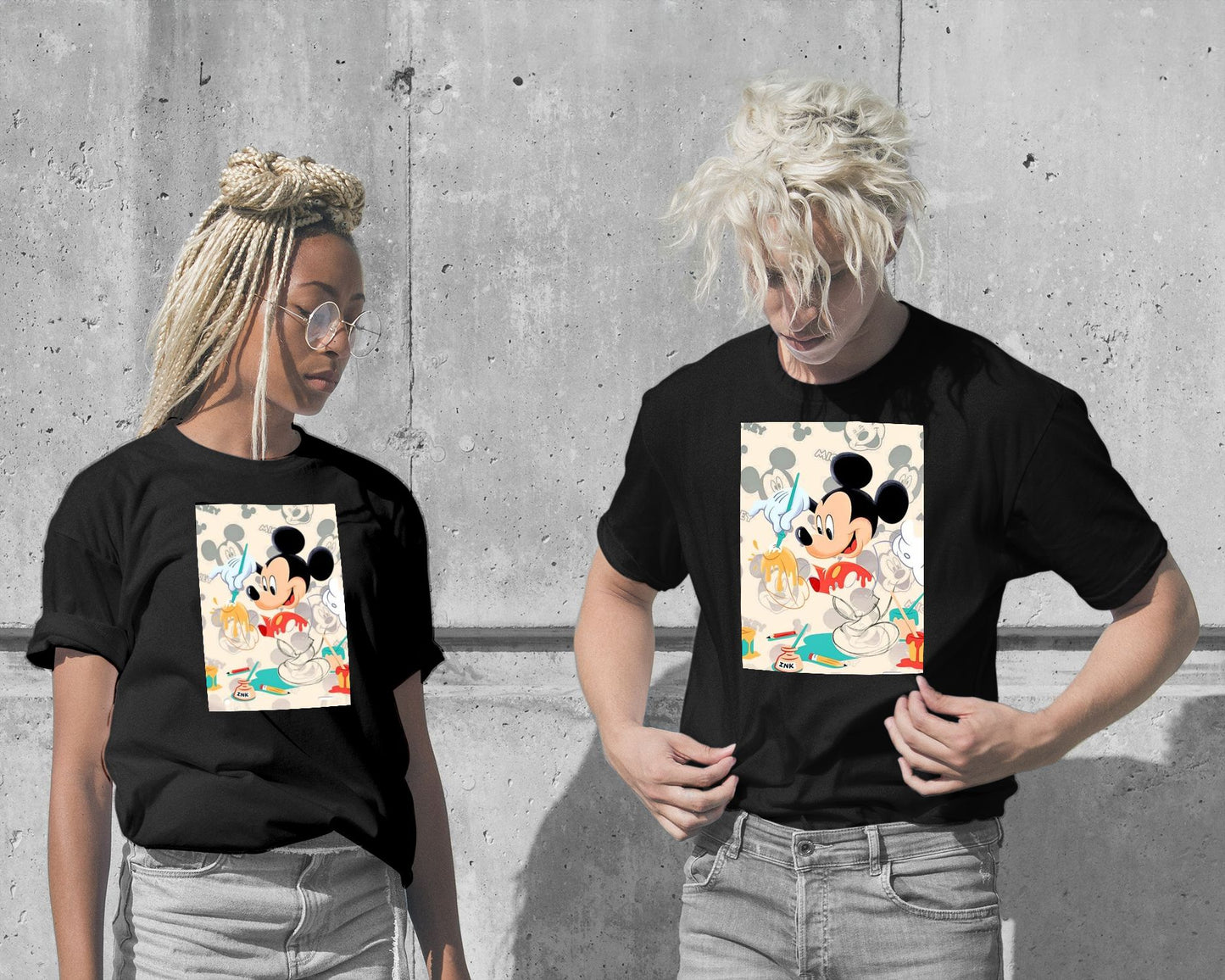 Mickey Mouse Coloring - @ArtOfPainting