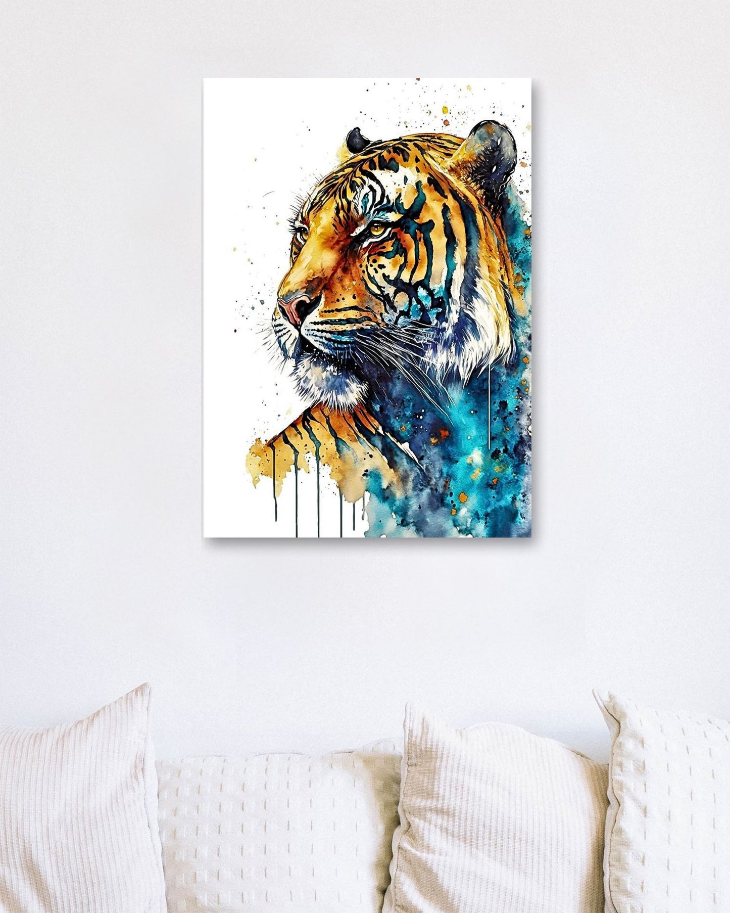 Watercolor Tiger - @ArtOfPainting