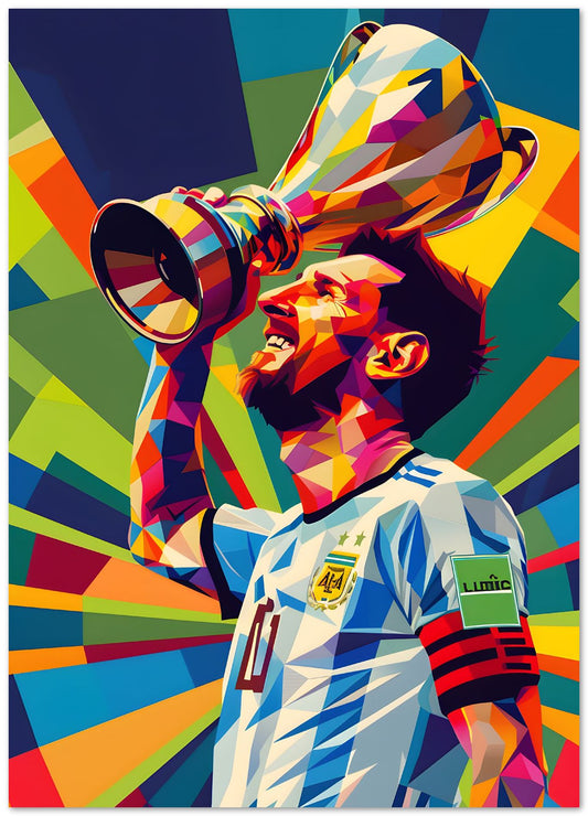 Lionel Messi Pop Art - @Vecto