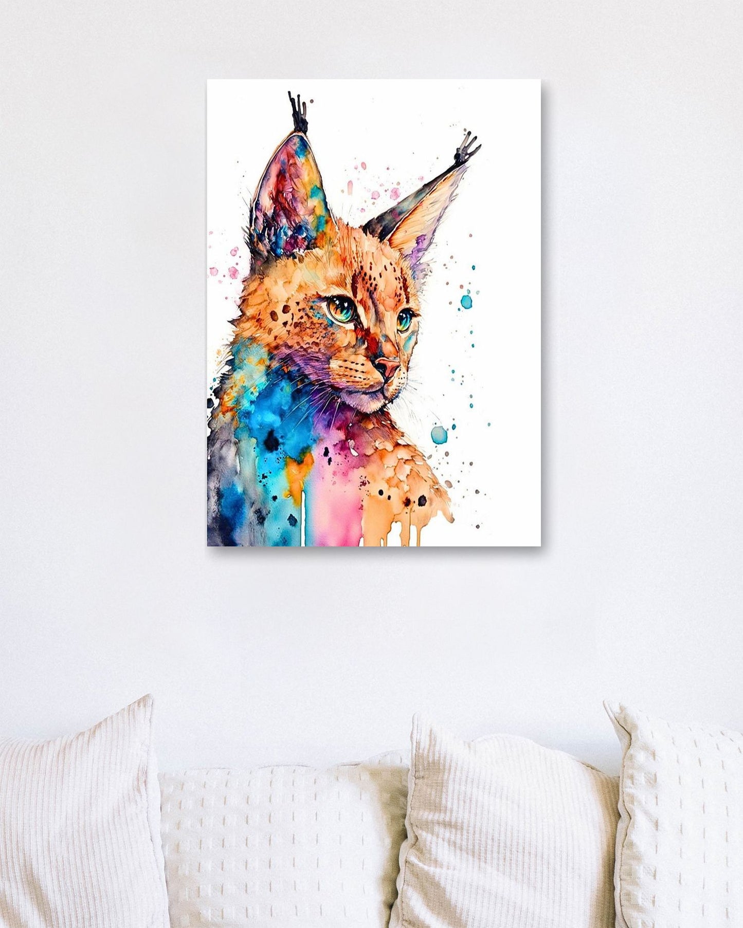 Cat Water Color - @ArtOfPainting