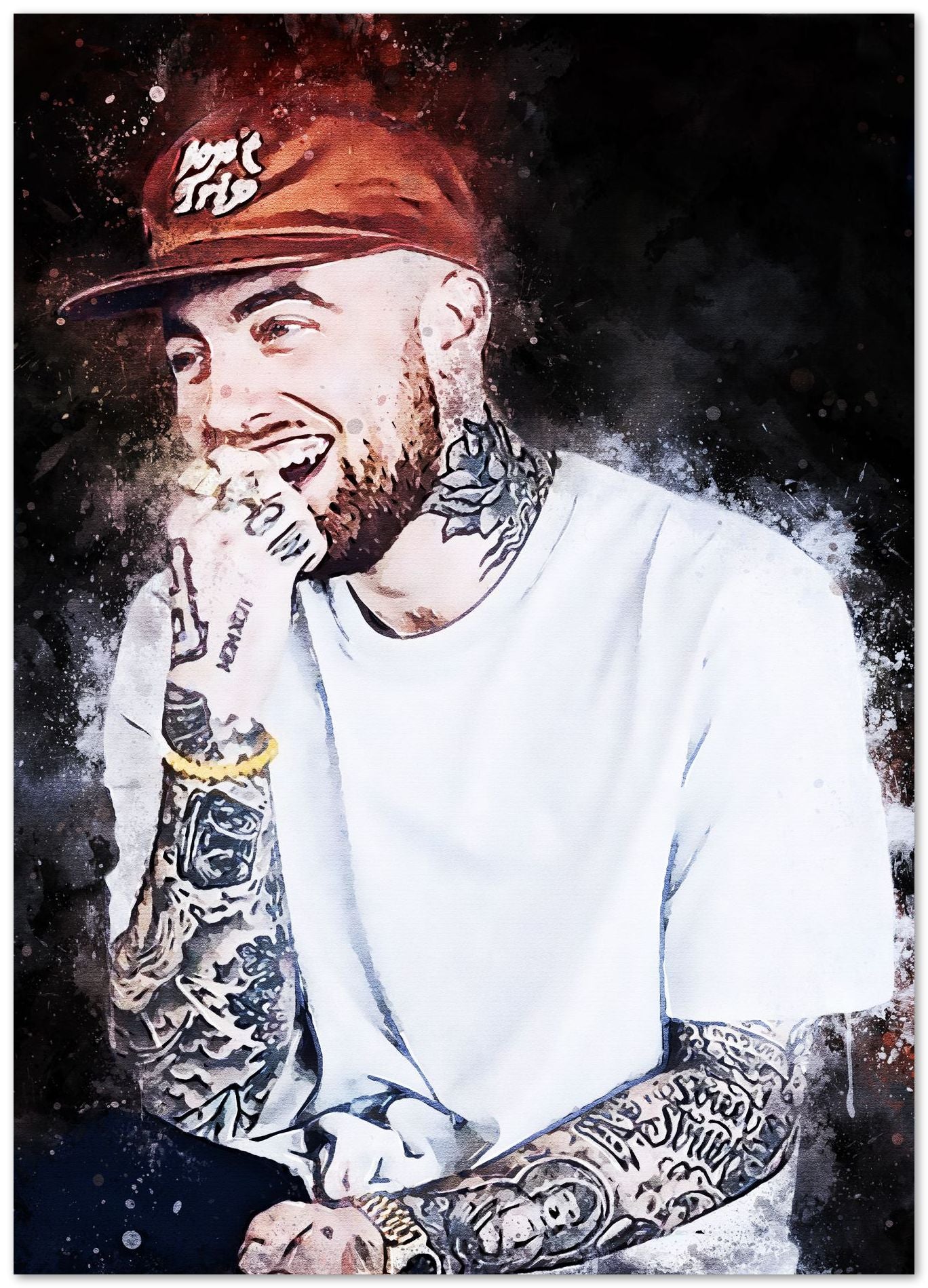 splatter by Mac Miller - @4147_design