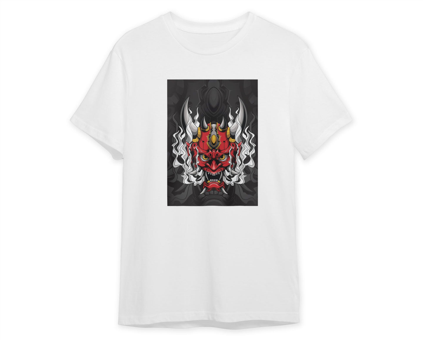 Japanese Poster Oni Mask - @PowerUpDesign