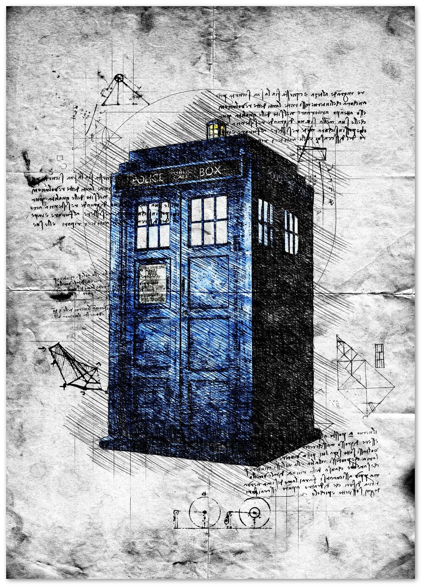 Tardis DaVinci - @FreakCreator