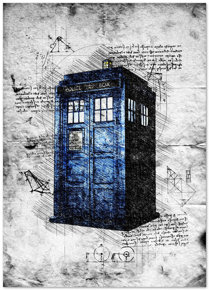 Tardis DaVinci - @FreakCreator